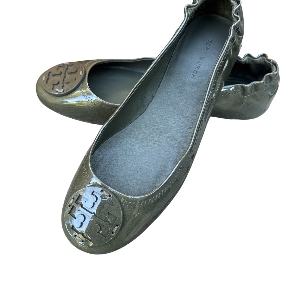 Tory Burch Green Flats